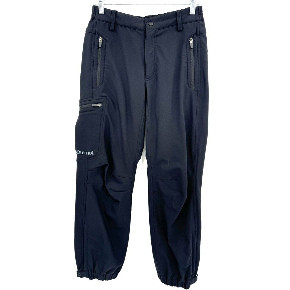 MARMOT Black Lightweight Snow Pants Size Small S